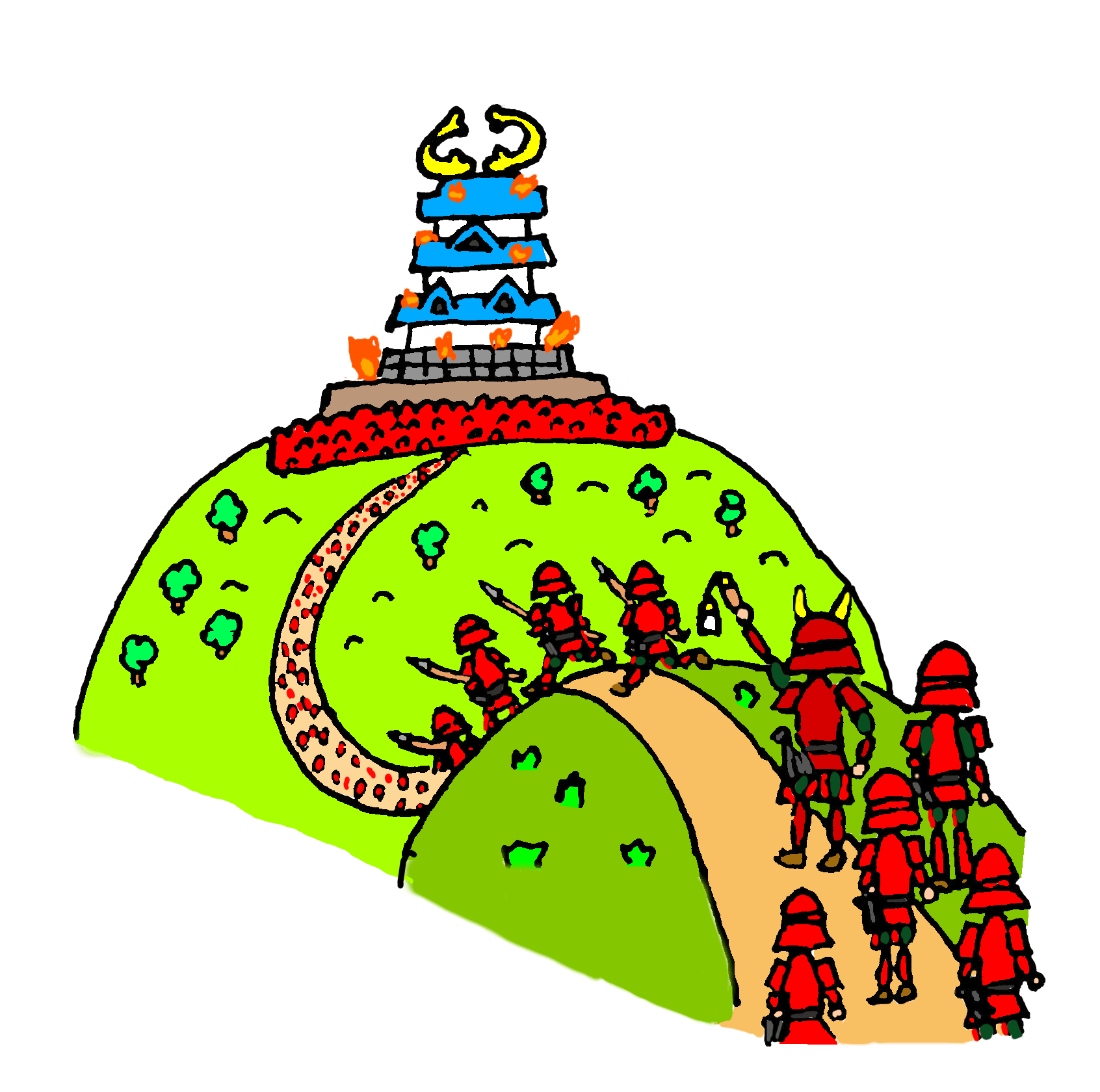 二俣城の陥落と三方ヶ原の戦い